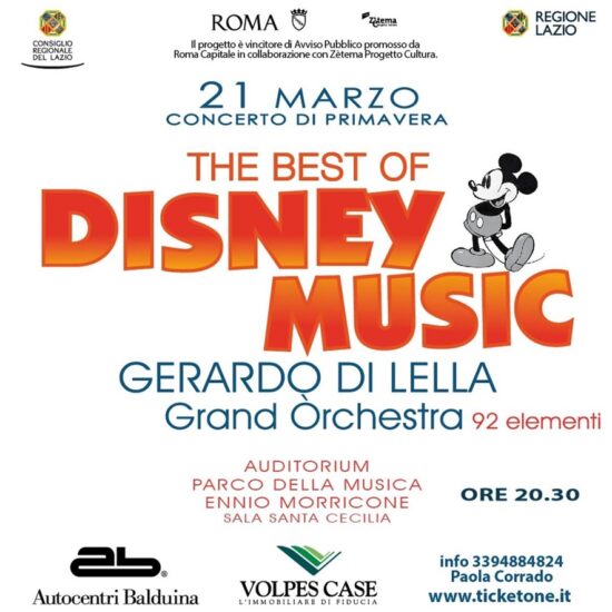 centenario disney in musica