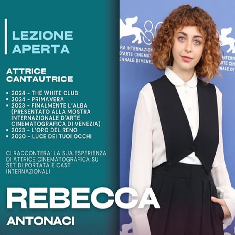 Lezione aperta con Rebecca Antonaci